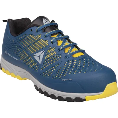 Productafbeelding van DELTA SPORT S1P SRC veiligheidsschoenen - Blauw-Geel, maat 39