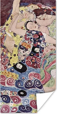 Produktbild von MuchoWow® Poster Die Jungfrau - Gustav Klimt 80x160 cm - Kinderzimmer
