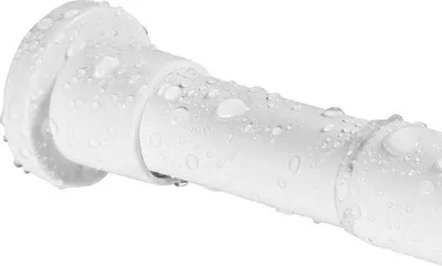 Zdjęcie produktu dla Wysuwany drążek do zasłon prysznicowych 78–224 cm, biały, do łazienki