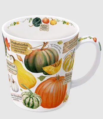 Produktbild von Kaffeebecher Kürbiswissen, Kaffeetasse Tassen Teetassen Kaffeepott Henkelbecher, Kürbisse
