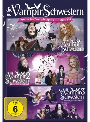 Produktbild von PLAION Vampirschwestern 1-3 (3 DVDs), Film, DVD, 279 min, Vampirschwestern 1-3, Familie, 1.85:1