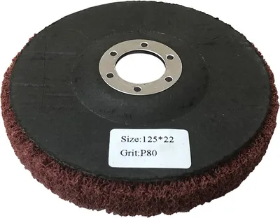 Immagine prodotto di 125 mm vilt polijstwiel 125x22,2 mm voor gruis 80