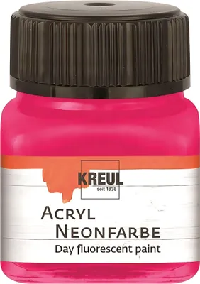 Produktbild von KREUL Acryl Neonfarbe Neonpink 20 ml