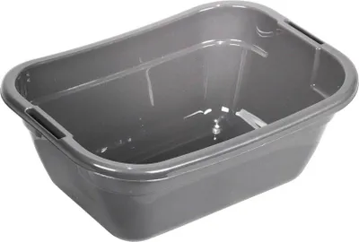 Produktbild von plast team Wäschekorb LAUNDRY BASKET 23 Liter silber