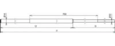 Produktbild von DEHN 480018, 1500 mm, 16 mm, 1,9 kg