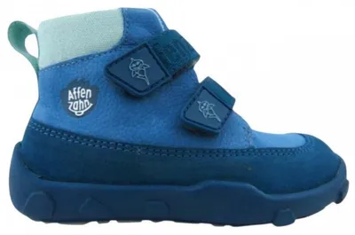 Produktbild von Affenzahn FRIENDY Leather Boots Blau in Gr. 27