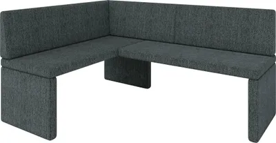Image de Banc d'angle AKIKO Corner Bench 128x168 gauche - Ensemble de banc d'angle pour votre salle à manger, cuisine moderne, coin salon, coin repas. Parfait pour la cuisine, le bureau et la réception. Fabrication solide et robuste. Easy Care
