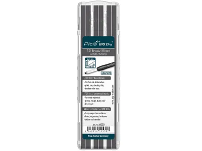 Produktbild von Minenset Pica BIG-Dry 12x graphit universell 12 Minen/Set