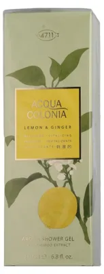 Zdjęcie produktu dla Acqua Colonia 4711 Żel pod prysznic cytryna i imbir (200 ml)