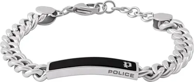 Police PEAGB0010402 Herrenarmband Strip II Edelstahl/Schwarz 1