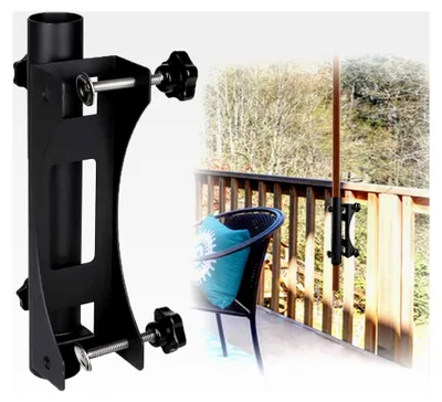 Produktbild von Robuster Balkonschirmhalter für Klemmbereich von 20 mm bis 63 mm und Schirmdurchmesser von 23 mm bis 38 mm