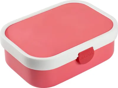 Produktbild von Mepal - Brotdose Campus - Bento Box Kinder - Brotdose mit Fächern & Gabel - Meal Prep Box mit Clip-Verschluss - BPA-frei & Spülmaschinenfest - 750 ml - Pink