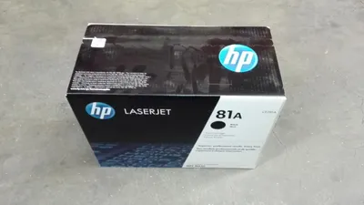 Produktbild von HP 81A Schwarz Original LaserJet Tonerkartusche, 10500 Seiten, Schwarz, 1 Stück(e)