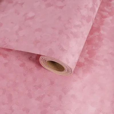 Image de Papier peint en velours, couleur corail, pour meubles
