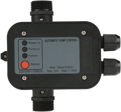 Productafbeelding van Automatische drukregelaar voor waterbronnen - Elektrische drukschakelaar voor waterpompen - 12V