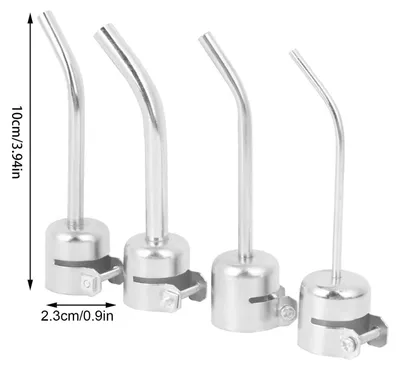 Zdjęcie produktu dla Dysza do opalarki zestaw - Stop aluminium - 4 szt. - 3/5/6/8 mm - Wydłużona kolanko