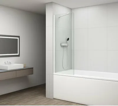 Immagine prodotto di Cabina doccia FISA 600x1500mm, bianco opaco, vetro trasparente