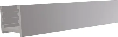 Produktbild von T&J Aluminium-Wandprofil inkl. Abstandshalter Anthrazit
