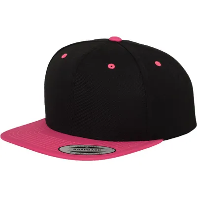 Immagine prodotto di Yupoong 2 Tone Snapback Cap schwarz/neon pink Uni
