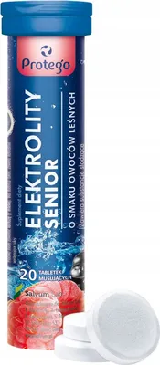 Immagine prodotto di Protego Senior Electrolytes, integratore alimentare, 20 compresse effervescenti.
