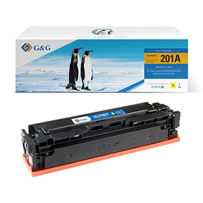 Immagine prodotto di Toner compatibile G&G con HP CF402A, NT-PH201Y, HP 201A, giallo, 1330s