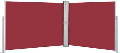 Produktbild von vidaXL Ausziehbare Seitenmarkise Rot 140 x 1000 cm