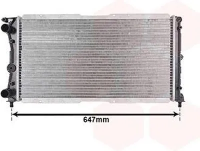 Produktbild von VAN WEZEL 17002142 Kühler Wasserkühler Motorkühler für FIAT PUNTO (176)