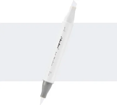 Image de Pinceau et ciseau double face OHUHU, CG2 Cool grey 2
