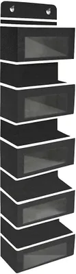 Produktbild von Türorganizer – 5 geräumige Fächer – Markenqualität – 120 cm x 33 cm – Schwarz – praktischer Stauraum für jeden Raum