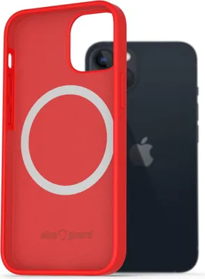 Zdjęcie produktu dla AlzaGuard Silicone Case Kompatibel mit Magsafe dla iPhone 13 czerwony