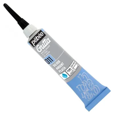 Produktbild von Pébéo Gutta Konturenfarbe für Seide 20 ml - Schwarz