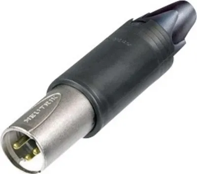 Produktbild von Neutrik NC3FM-C, XLR, Schwarz, Silber, Zink, IP40, 50 V, 16 A