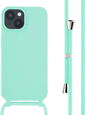 Obrázek produktu pro imoshion silikonové pouzdro s páskem iPhone 15 – mátově zelené