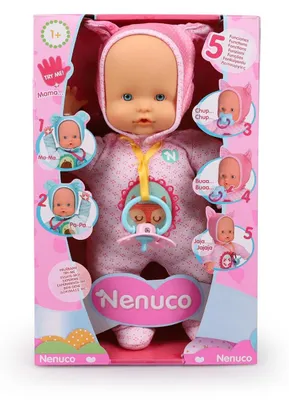 Produktbild von Nenuco 700013381, Babypuppe, 1 Jahr(e), Junge/Mädchen, Mit Ton, 300 mm, 400 g