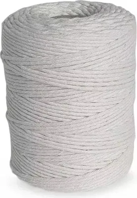 Produktbild von Baumwollkordel für Makramee, 2 mm, 250 g, weiß