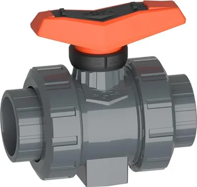 Image de Robinet à boisseau sphérique Georg Fischer 546, PVC-U/EPDM, d 32, raccord à manchon, 1 pièce.
