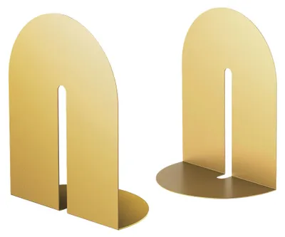 Productafbeelding van Omgoods - Set van 2 Metalen Boeksteunen voor Thuis en Kantoor