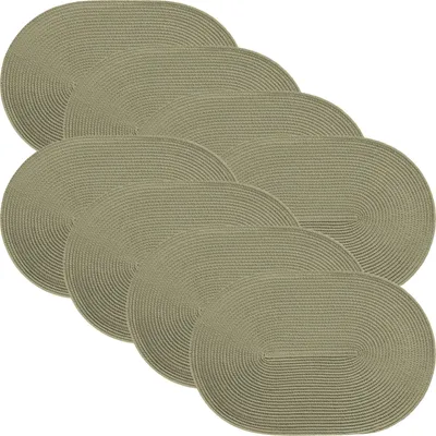 Produktbild von Erwin Müller Tischset Amadora" 8er-Pack taupe oval 30x45 cm"