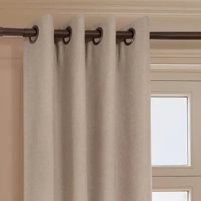 Produktbild von MOONDREAM Akustikvorhang 3in1 | Lärmschutz | Thermoisolierung | 100% Verdunkelung | Patentierte Technologie | Ösen | Beige MC8220 | 130B x 250H cm