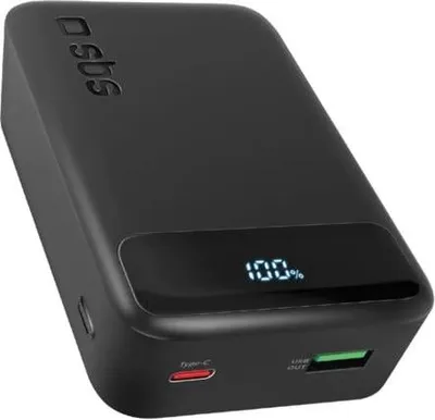 Obrázok produktu pre Powerbanka SBS 20000 mAh 20W LCD čierna
