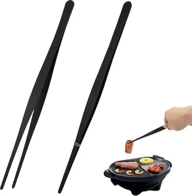 Image de Spatule de cuisine en acier - Idéale pour la cuisine saine - Lot de deux - 30 cm de long