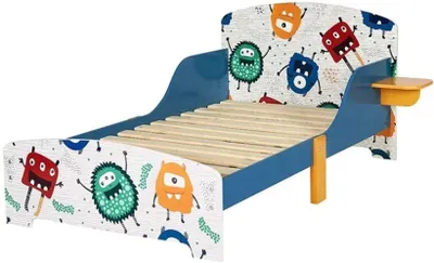 Obrázok produktu pre Detská posteľ s ochranou proti pádu Ginger Home - Monster, 140 x 70 cm