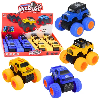 Image de Voiture tout-terrain grimpante avec entraînement jaune bleu