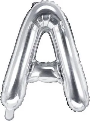 Zdjęcie produktu dla Balon foliowy Litera A, 35cm, Srebrna