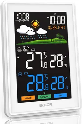 Produktbild von Wetterstation Funk mit Außensensor, Wetterstation Funkwetterstation