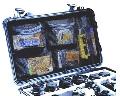 Produktbild von Peli Box Pelibox Pelicase Deckeleinsatz *Organizer* Flightcase 1510 Netz Netztaschen