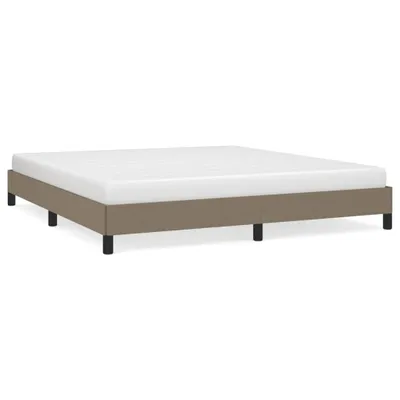 Immagine prodotto di vidaXL Struttura letto senza materasso Taupe 180x200 cm tessuto