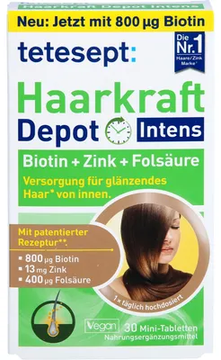 Produktbild von Tetesept Haarkraft Depot Intens Tabletten 30 St