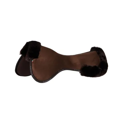 Produktbild von Acavallo Close Contact Memory Foam Halfpad Lammfell Braun