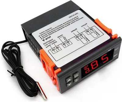 Image de Régulateur de température numérique avec relais 10 A, -50 °C à 99 °C, 110-220 V